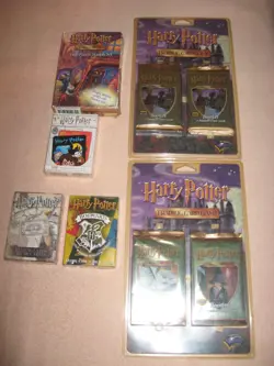 HARRY POTTER TCG 2001 TRADING CARD GAME BOOSTER. NEW & PLAYING CARDS. NEW. - Image 1
