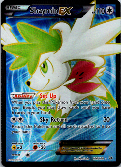 Shaymin EX - 106/108 - Pokemon Roaring Skies XY Full Art Ultra Rare Card LP - Image 1