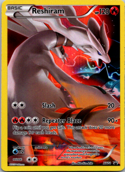 Reshiram XY74 Full Art Holo Promo - XY Black Star Promos - Pokemon TCG card - NM - Image 1