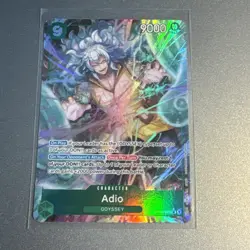 Adio OP09-023 SR Parallel Alt Art One Piece Card English - Image 1