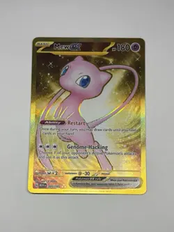 Pokemon Card TCG Mew ex 205/165 Hyper Rare Gold Scarlet & Violet 151 NM English - Image 1