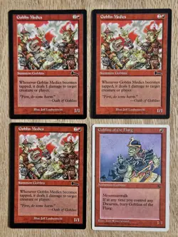 MTG - (x15) Goblin Cards, Mixed cards, Various Sets & Various conditions. - Image 1