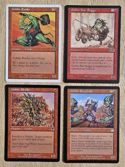 MTG - (x15) Goblin Cards, Mixed cards, Various Sets & Various conditions. - Image 3