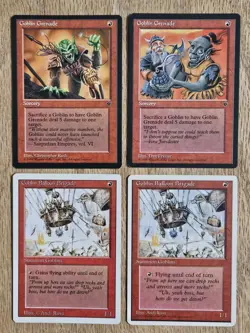 MTG - (x15) Goblin Cards, Mixed cards, Various Sets & Various conditions. - Image 5