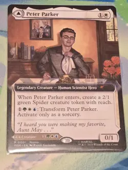 The Amazing SpiderMan Peter Parker NYCC 2025 EXCL Magic The Gathering Promo Card - Image 2
