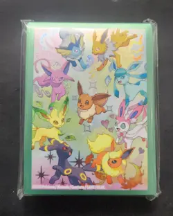 Eevee Card Sleeves 65ct From Pokemon Prismatic Evolutions SPC - Image 1