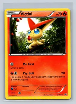 Victini #13/108 XY: Roaring Skies Rare - Pokemon Card D10 - Image 1