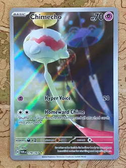 Pokemon Card TCG - Chimecho 179/167 Illustration Rare Twilight Masquerade NM - Image 3