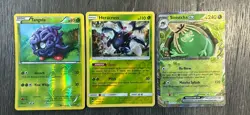 Pokemon TCG 3 Card Lot Grass Type - Reverse Holo, EX Double Rare MP - Image 1