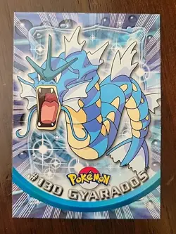 DMG! - Gyarados #130 - Pokemon Topps Card TV Animation Series 3 Blue Logo - Image 1