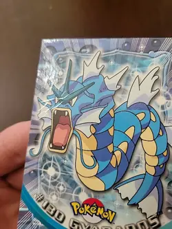 DMG! - Gyarados #130 - Pokemon Topps Card TV Animation Series 3 Blue Logo - Image 3