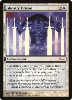 MTG English Ghostly Prison NM Foil Promos: FNM - Image 1