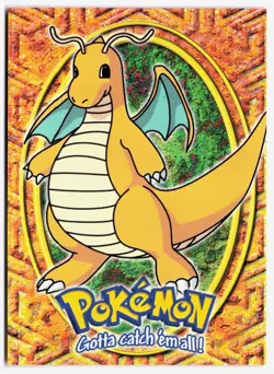1999 Topps Pokemon Card Dragonite E12 of 12 #149 NM - Image 1