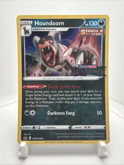Houndoom - (Prerelease) SWSH090 SWSH: Sword & Shield Promo Cards Holo - Image 1