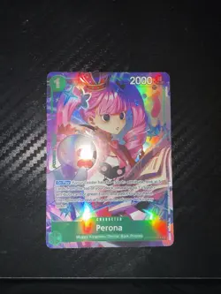 One Piece Card Game Perona OP12-034 SR Alternative Art English NM Condition - Image 1