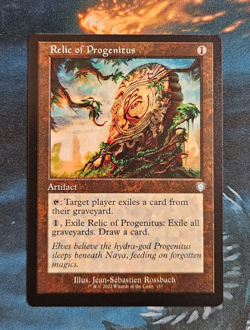 Relic of Progenitus, Retro Frame, NM, Commander: the Brothers' War, Magic, MTG - Image 1