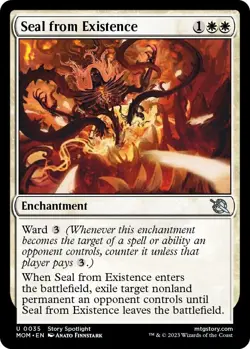 Seal from Existence 35 - REGULAR - NM - MTG March of the Machine - Image 1