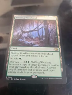 MTG Shifting Woodland Normal NM Modern Horizons 3 Magic 228 - Image 1