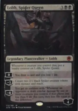 Lolth, Spider Queen - Adventures in the Forgotten Realms: #112 Nm R239 - Image 1