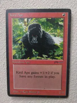 MTG Kird Ape - Arabian Nights MTG MP see image - Image 1