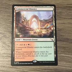 MTG - Commercial District - MKM 0259 - Murders at Karlov Manor - Rare - Magic - Image 1