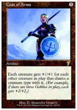 1x Coat of Arms Moderate Play MTG Magic - Kid Icarus - - Image 1