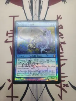 Artist Signed Grimoire Thief - Morningtide Foil - Randy Gallegos - Image 1