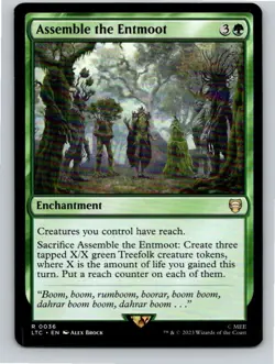 Magic the Gathering Assemble the Entmoot The Lord of the Rings Commander MTG - Image 1