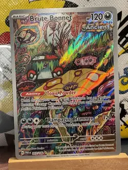 Brute Bonnet illustration rare 207/182 Paradox Rift Pokemon TCG NM - Image 1