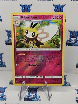 Pokemon Ribombee Burning Shadows 96/147 Reverse Holo NM - Image 1