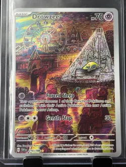 Pokemon TCG Drowzee Scarlet & Violet Base Set Holo Illustration Card 210/198 - Image 3