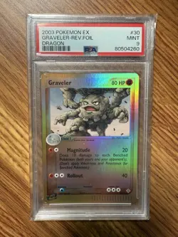 2003 Pokemon Graveler Reverse Holo 30/97 EX Dragon - Image 1