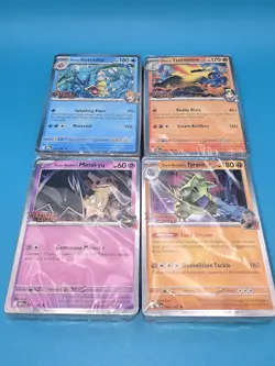 4x Destined Rivals Build & Battle Decks Promo Pokemon New/Sealed - Image 3