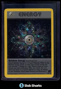 2000 POKEMON TEAM ROCKET #17/82 RAINBOW ENERGY HOLO - Image 1