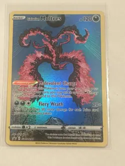 Pokemon TCG - Crown Zenith - Galarian Moltres SWSH284 Black Star Promo NM - Image 1