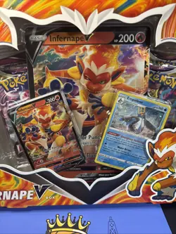 Pokemon TCG Infernape V Box Display with 4 Booster Packs, NEW! 820650851193 - Image 3