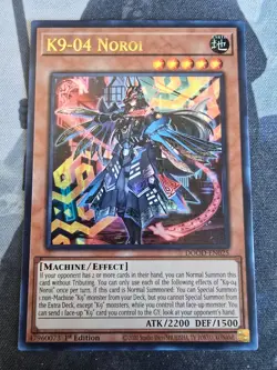 Yugioh K9-04 Noroi DOOD-EN025 Ultra Rare NM 1st Edition - Image 1