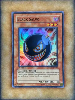 Yugioh Black Salvo CRMS-EN015 Super Rare 1st Ed LP - Image 1