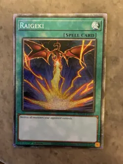 Yugioh! TCG - Raigeki - Starlight Rare - 2025 Mega-Pack - MP25-EN015 - Image 1