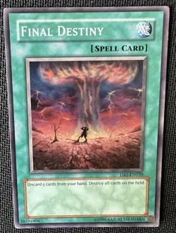 Final Destiny - DB1-EN020 - Yu-Gi-Oh! TCG - Unlimited - Common - Image 1