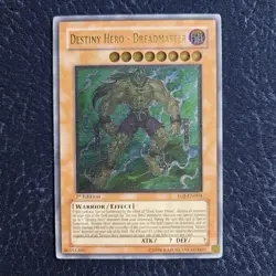 Yu-Gi-Oh! Destiny Hero Dreadmaster Ultimate Rare 1st Edition EOJ-EN004 NM - Image 1