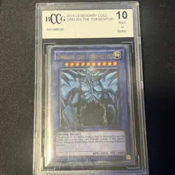 YuGiOh 2010 Legendary Collection Obelisk the Tormentor BCCG 10 Mint Ultra Rare - Image 1