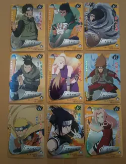 Naruto Trading Cards lot of 9 rare ninja Sasuke. Sakura. Kiba. TCG.CCG.anime - Image 2