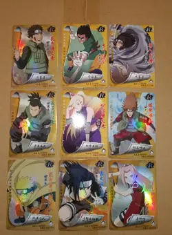Naruto Trading Cards lot of 9 rare ninja Sasuke. Sakura. Kiba. TCG.CCG.anime - Image 5