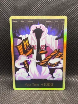One Piece DON Card Caesar Clown Gold Premium Booster -The Best- PRB02 English - Image 1