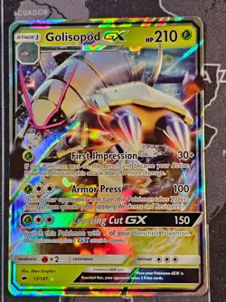 Pokemon Golisopod GX 17/147 Burning Shadows Card Near Mint Ultra Rare - Image 1