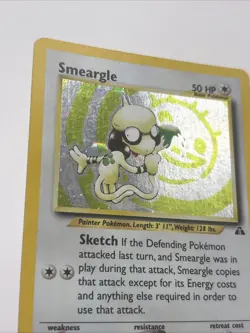 Pokemon TCG Smeargle Neo Discovery Unlimited Holo Card 11/75 HP - Image 3