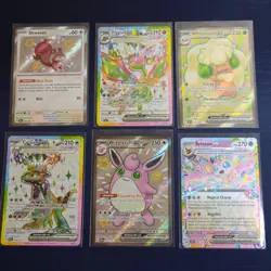 Lot of 6 Pokemon TCG English Modern EX Cards Sylveon Baby Shiny NM Near Mint - Image 1