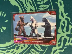 Godzilla VS Mechagodzilla P 028+ Foil Godzilla Card Game 1st Edition Parallel - Image 1