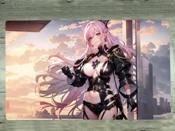 WVICM Playmat Exosister Malfa TCG CCG Mouse Pad Trading Card Game Mat Free Bag - Image 1